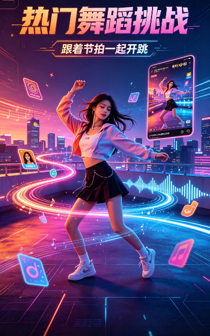 热门舞蹈挑战视频